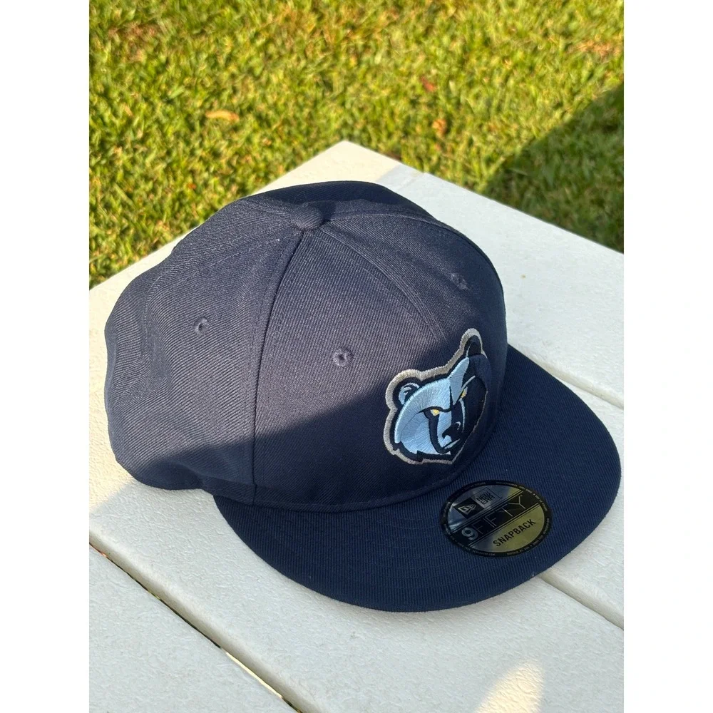 New Era 9FIFTY Memphis Grizzlies NBA Snapback Hat Navy Blue One Size Fits Most